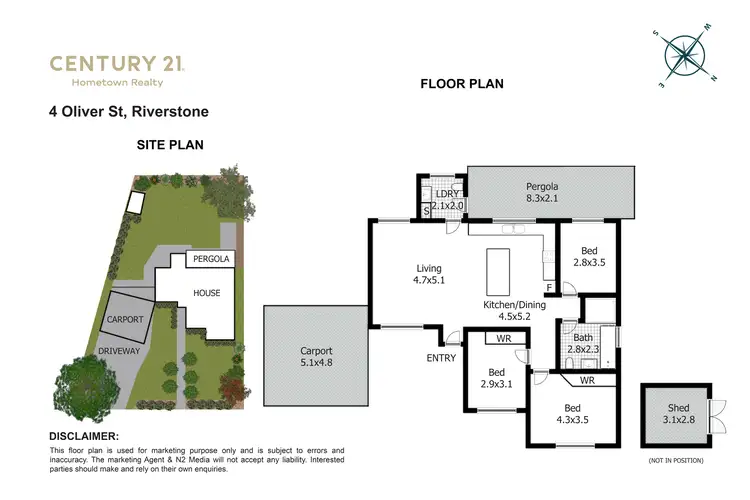 Floorplan of Homely house listing, 4 Oliver Street, Riverstone NSW 2765