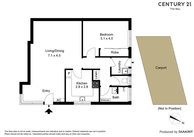 Floorplan of Homely apartment listing, 2/17 Brighton Road, Glenelg SA 5045