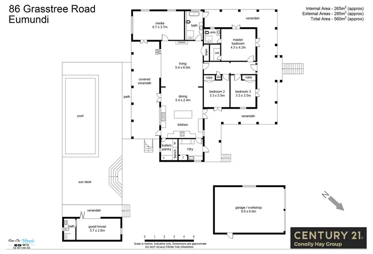 Floorplan of Homely rural property listing, 86 Grasstree Road, Eumundi QLD 4562