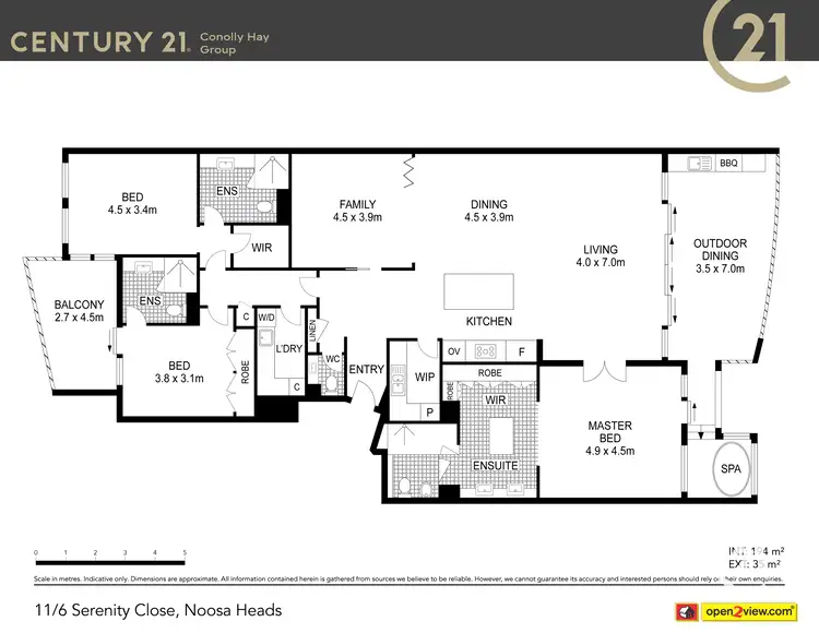 Floorplan of Homely apartment listing, 11/6 Serenity Close, Noosa Heads QLD 4567
