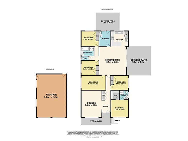 Floorplan of Homely house listing, 2 Swaran Court, Oakleigh South VIC 3167