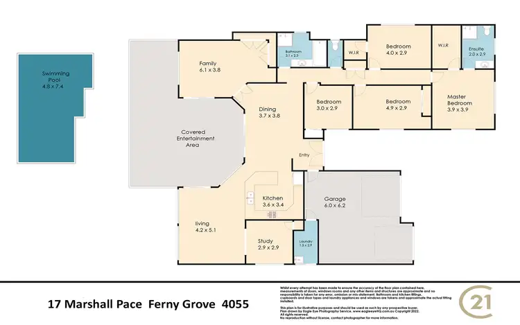 Floorplan of Homely house listing, 17 Marshall Place, Ferny Grove QLD 4055