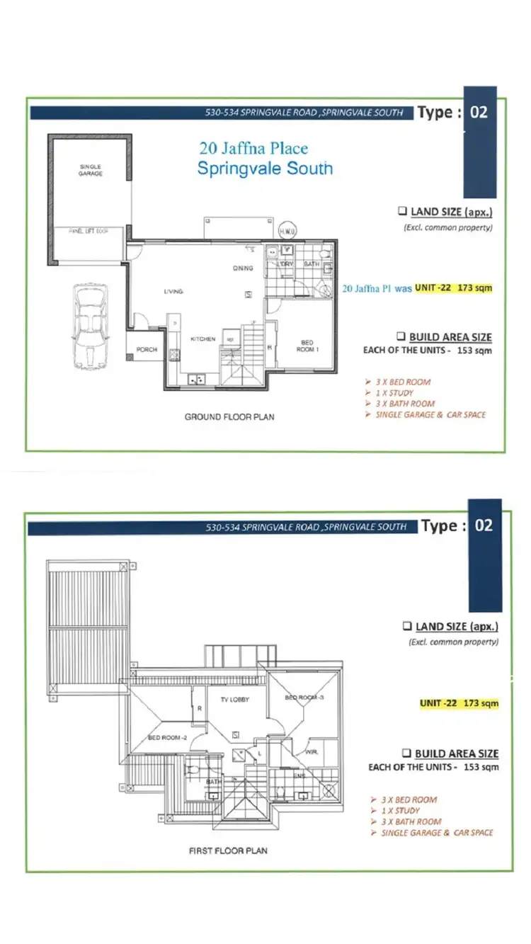 Floorplan of Homely townhouse listing, 20 Jaffna Place, Springvale South VIC 3172