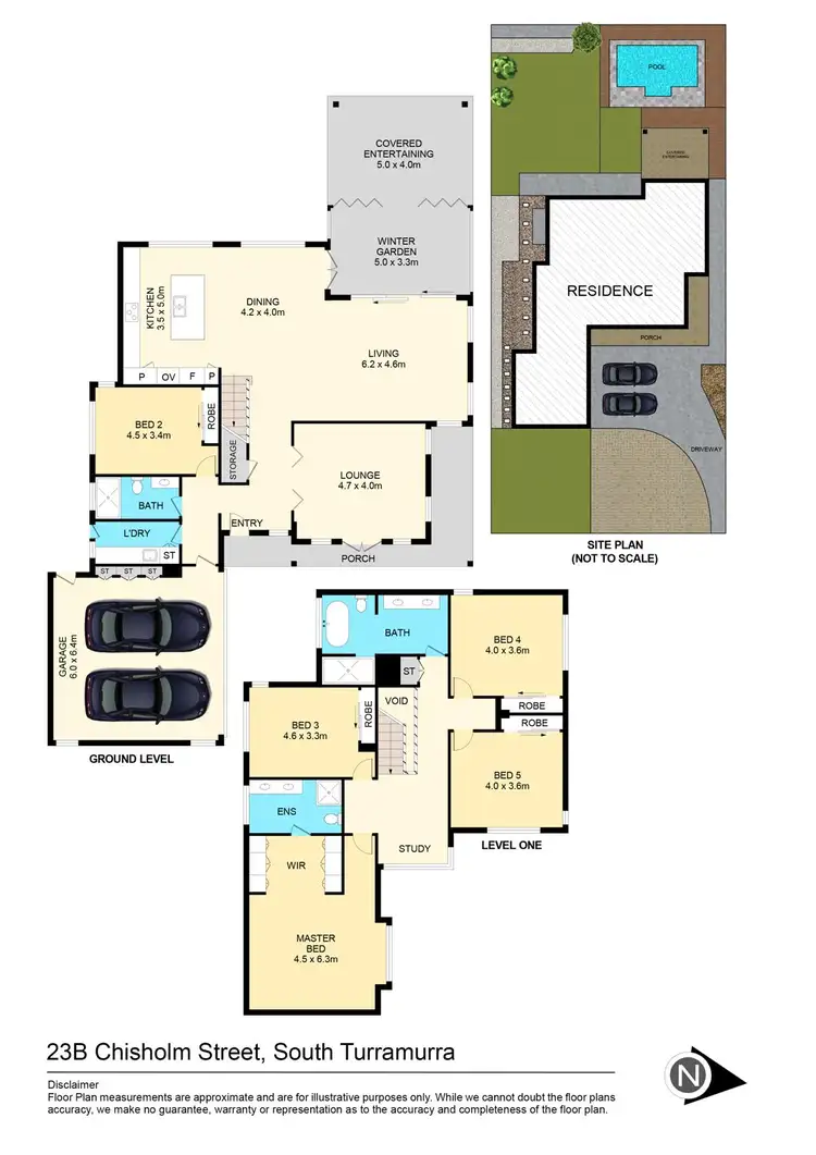 Floorplan of Homely house listing, 23B Chisholm Street, Turramurra NSW 2074