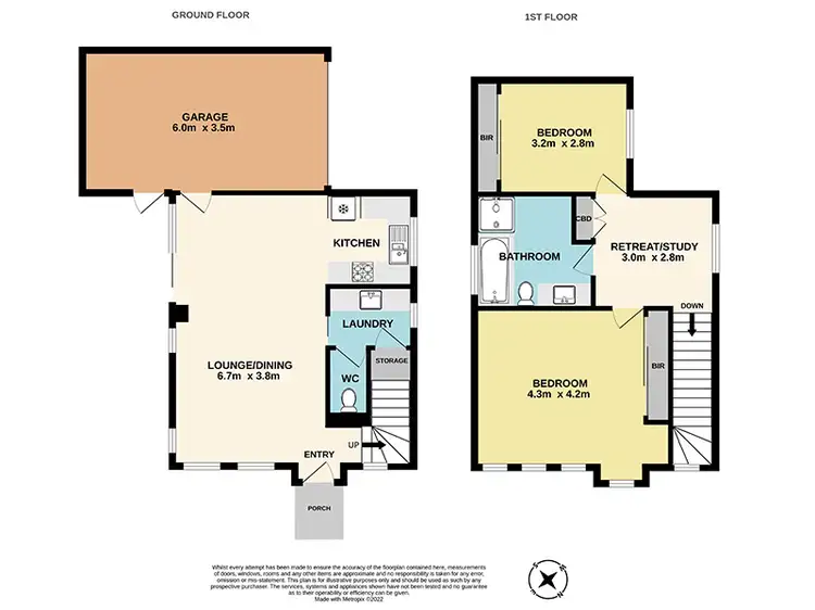 Floorplan of Homely townhouse listing, 5/65 Blaxland Drive, Dandenong North VIC 3175