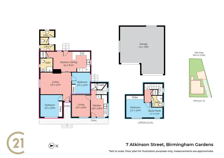 Floorplan of Homely house listing, 7 Atkinson Street, Birmingham Gardens NSW 2287