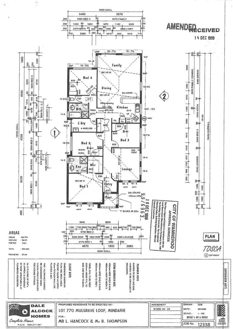 Floorplan of Homely house listing, 58 Mulgrave Loop, Mindarie WA 6030