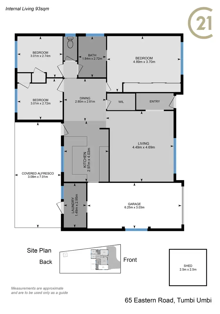 Floorplan of Homely house listing, 65 Eastern Road, Tumbi Umbi NSW 2261