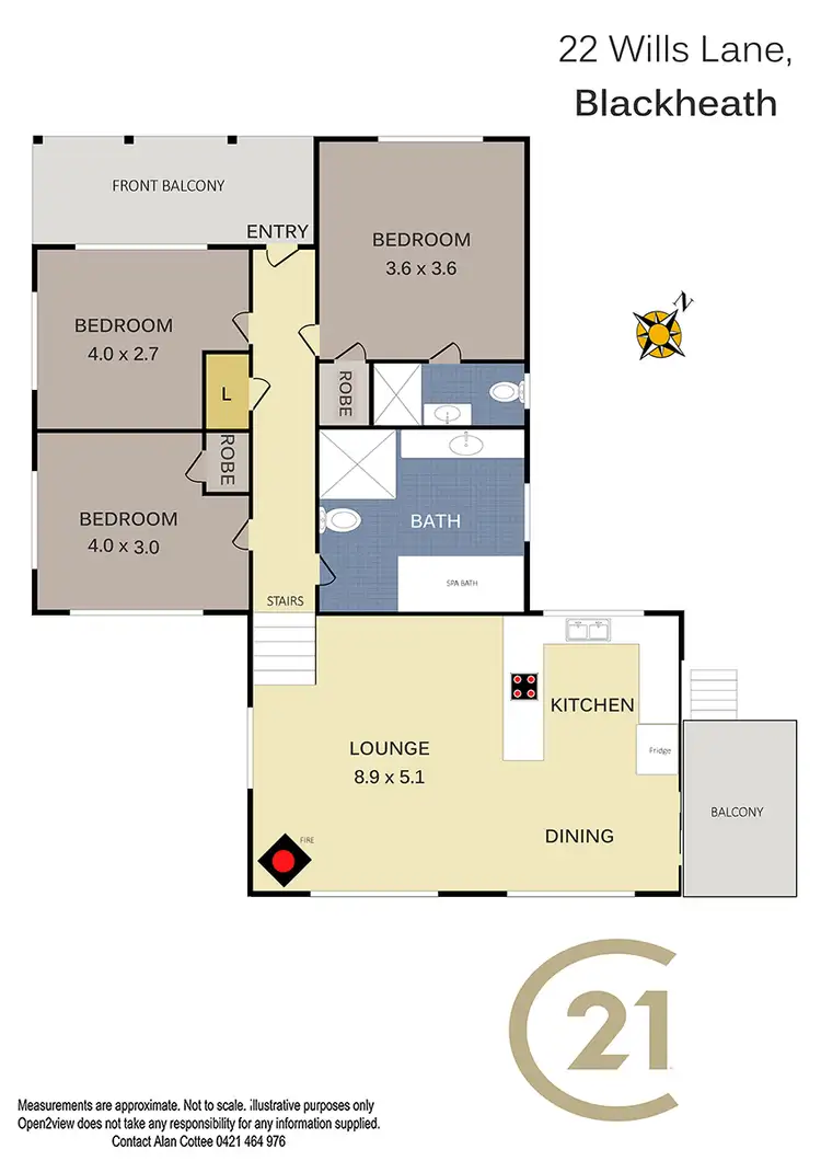 Floorplan of Homely house listing, 22 Wills Lane, Blackheath NSW 2785