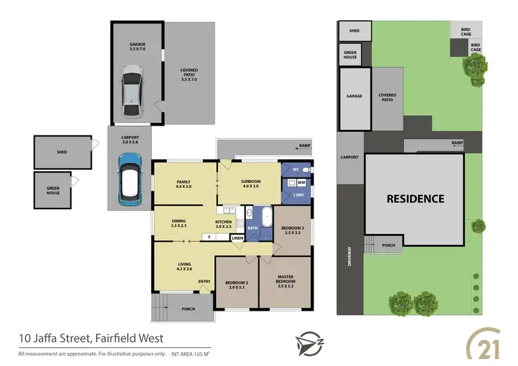 Floorplan of Homely house listing, 10 Jaffa Street, Fairfield West NSW 2165