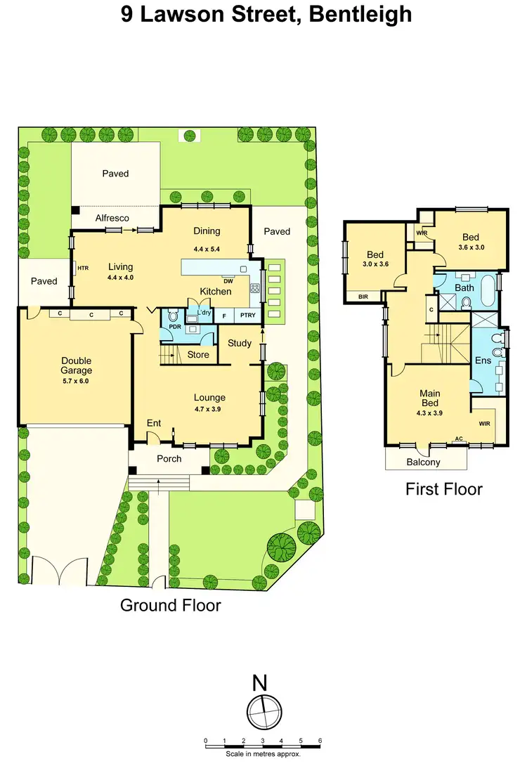 Floorplan of Homely house listing, 9 Lawson Street, Bentleigh VIC 3204
