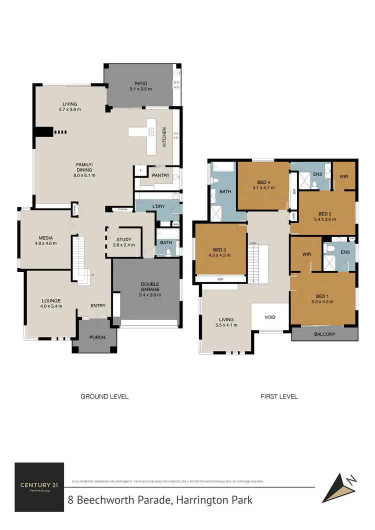 Floorplan of Homely house listing, 8 Beechworth Parade, Harrington Park NSW 2567