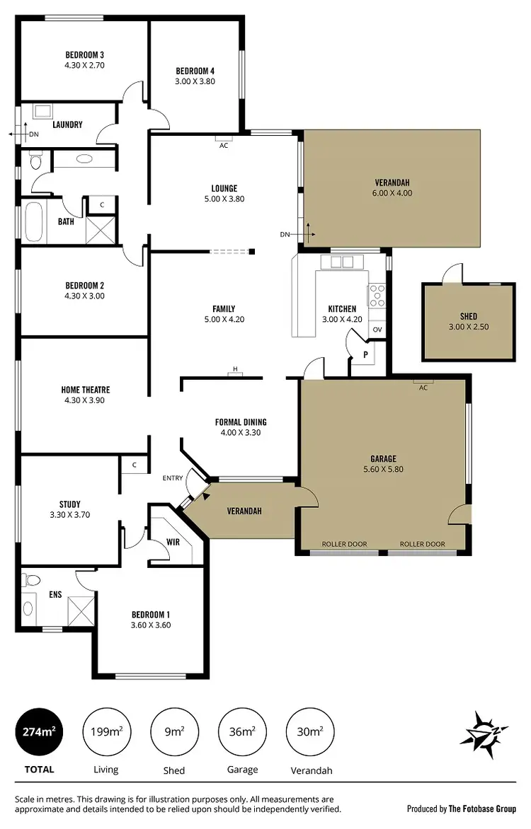 Floorplan of Homely house listing, 46 Grand Boulevard, Seaford Rise SA 5169