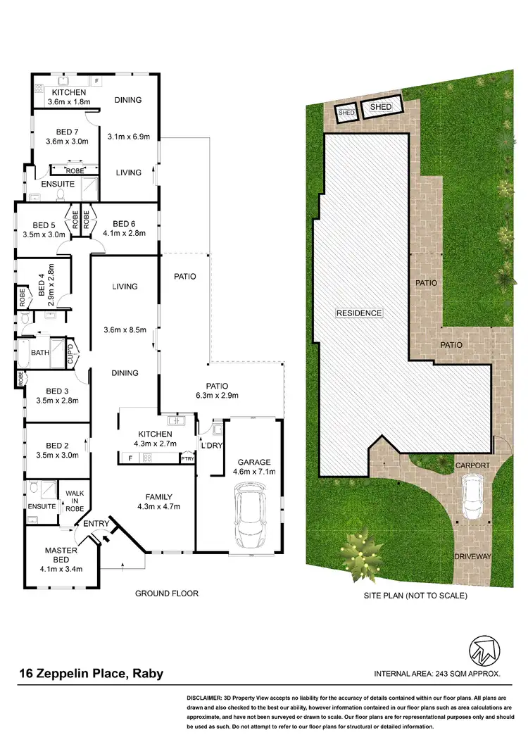 Floorplan of Homely house listing, 16 Zeppelin Place, Raby NSW 2566