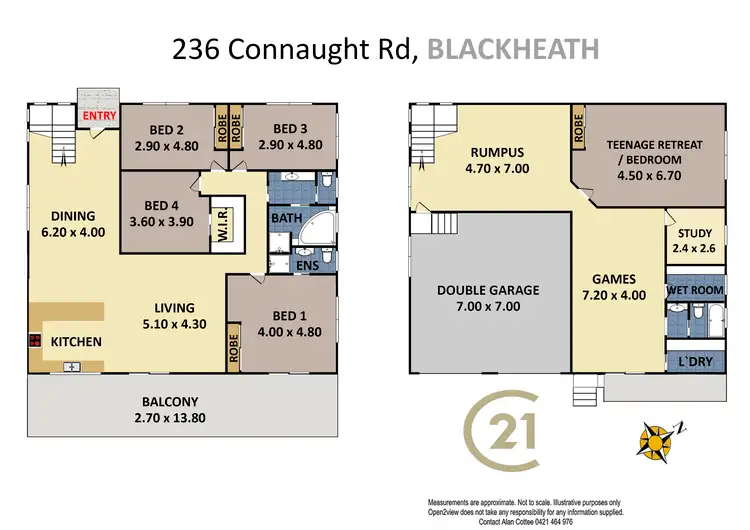 Floorplan of Homely house listing, 236 Connaught Road, Blackheath NSW 2785
