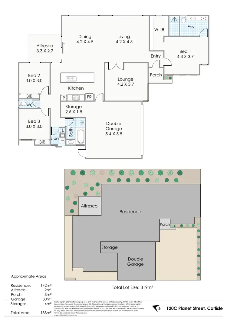 Floorplan of Homely house listing, 120C Planet Street, Carlisle WA 6101