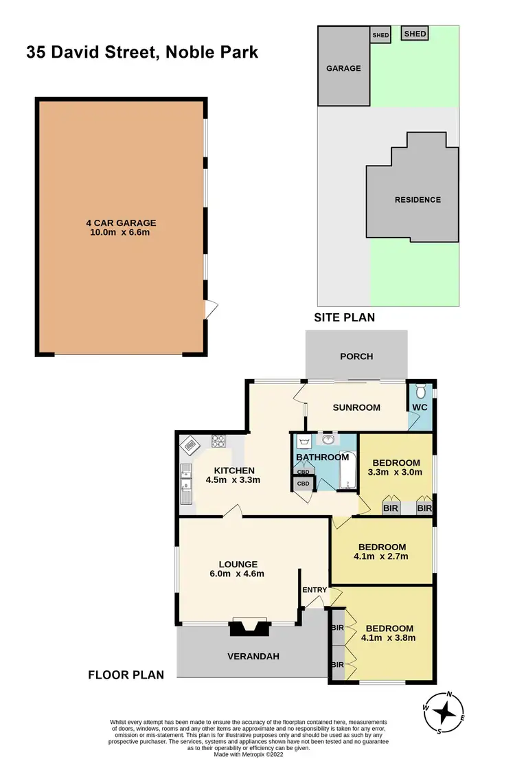 Floorplan of Homely house listing, 35 David Street, Noble Park VIC 3174