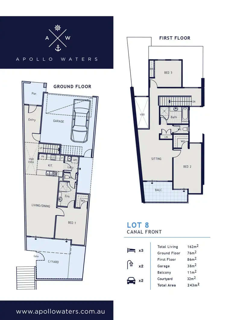 Floorplan of Homely land listing, Lot 8/1 Apollo Place, Halls Head WA 6210