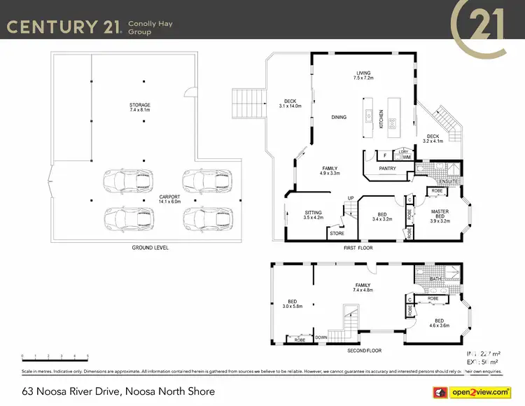 Floorplan of Homely house listing, 63 Noosa River Drive, Noosa North Shore QLD 4565