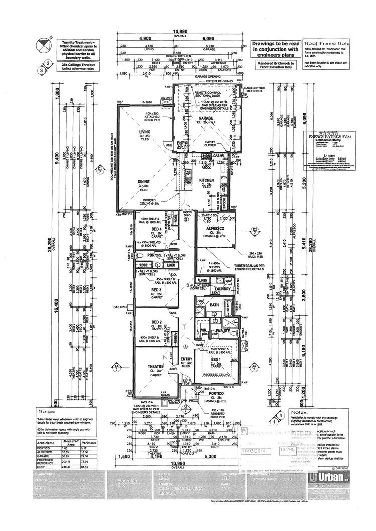 Floorplan of Homely house listing, 10 Seagull Vista, Jindalee WA 6036