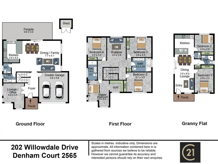 Floorplan of Homely house listing, 202 Willowdale Drive, Denham Court NSW 2565
