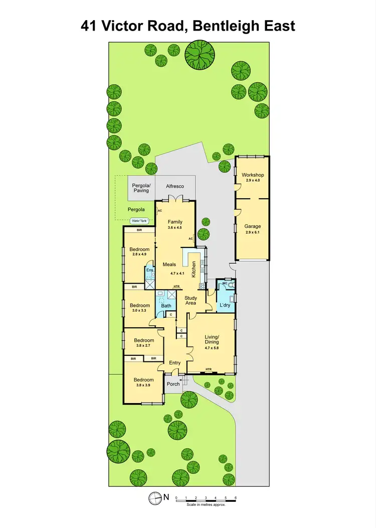 Floorplan of Homely house listing, 41 Victor Road, Bentleigh East VIC 3165