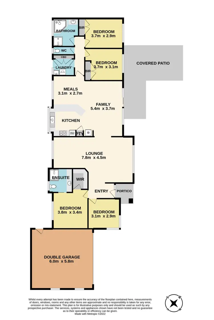 Floorplan of Homely house listing, 23 Scarborough Drive, Narre Warren South VIC 3805