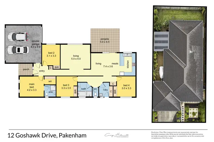 Floorplan of Homely house listing, 12 Goshawk Drive, Pakenham VIC 3810