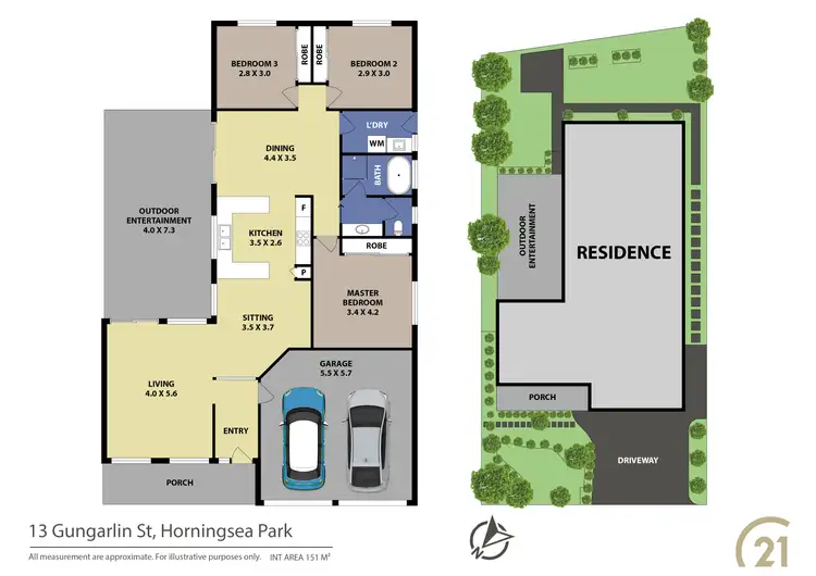 Floorplan of Homely house listing, 13 Gungarlin Drive, Horningsea Park NSW 2171