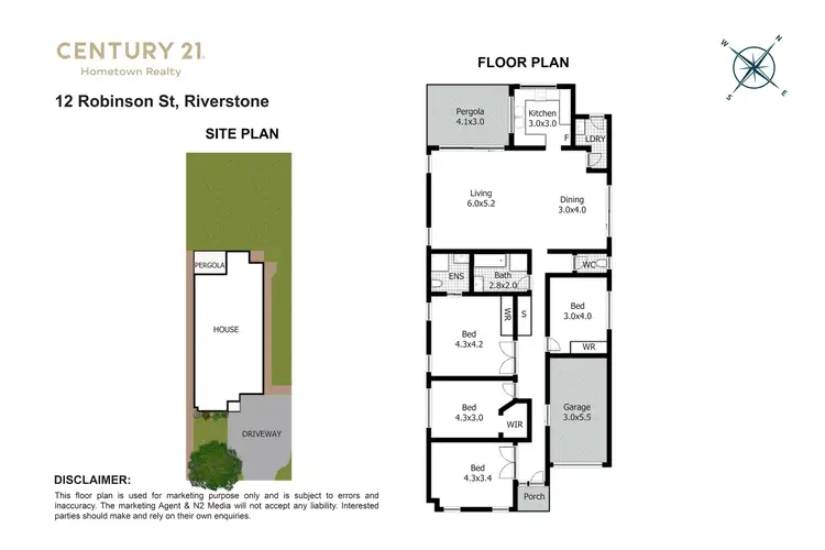 Floorplan of Homely house listing, 12 Robinson Street, Riverstone NSW 2765