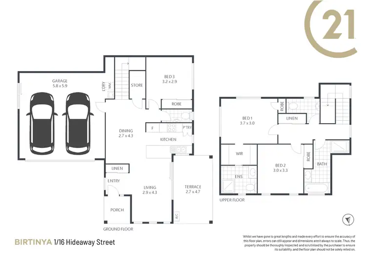 Floorplan of Homely house listing, 1/16 Hideaway Street, Birtinya QLD 4575