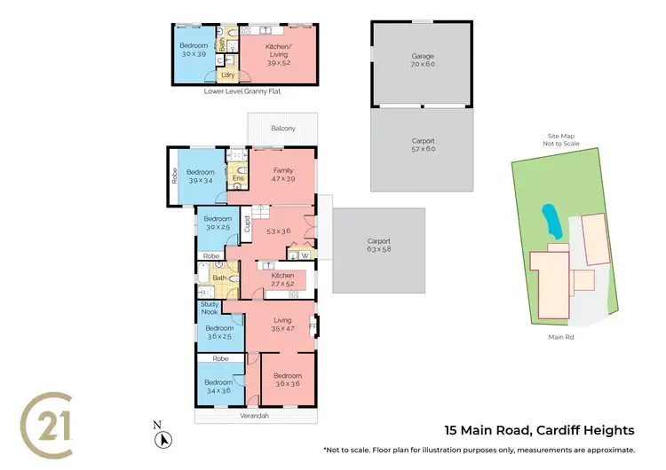Floorplan of Homely house listing, 15 Main Road, Cardiff Heights NSW 2285