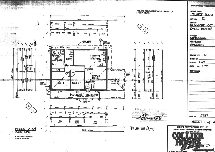 Floorplan of Homely house listing, 69 Dunmore Circuit, Merriwa WA 6030
