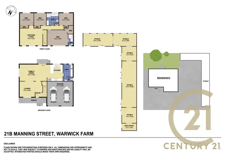 Floorplan of Homely house listing, 21B Manning Street, Warwick Farm NSW 2170
