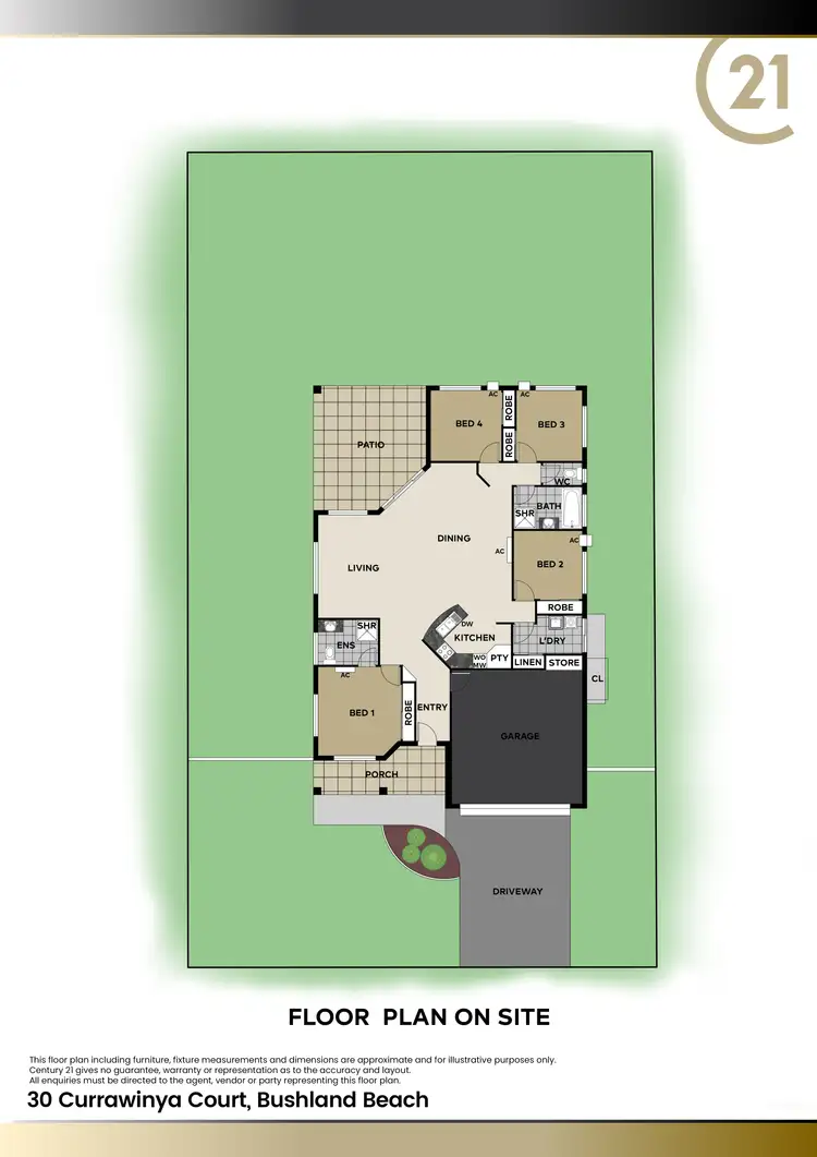 Floorplan of Homely house listing, 30 Currawinya Court, Bushland Beach QLD 4818