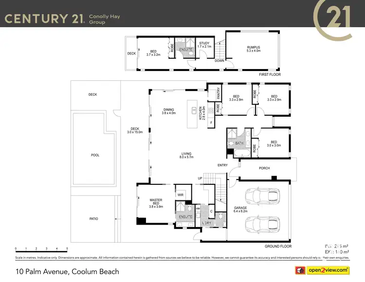 Floorplan of Homely house listing, 10 Palm Avenue, Coolum Beach QLD 4573