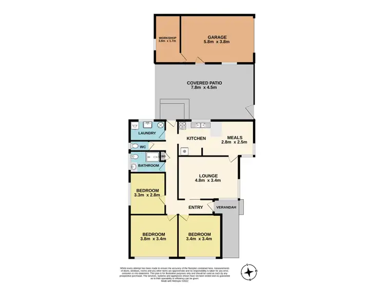 Floorplan of Homely house listing, 33 Raymond Street, Dandenong VIC 3175