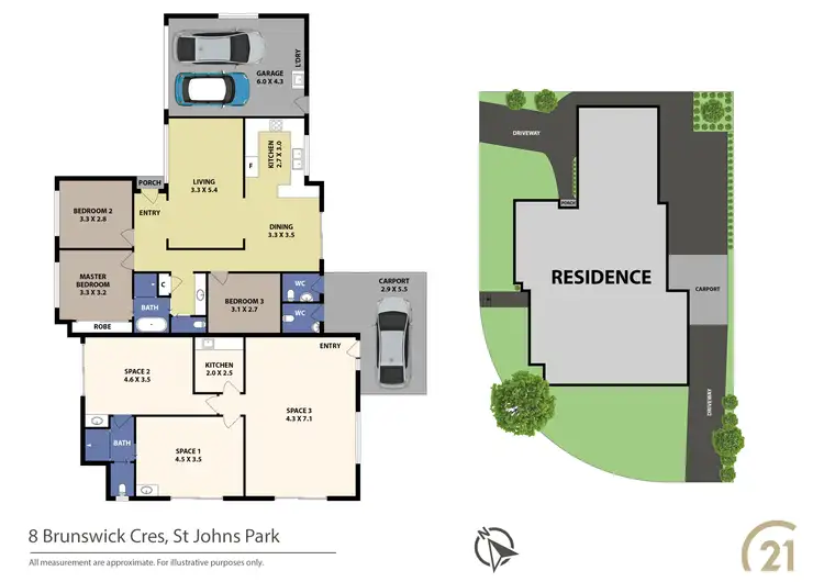 Floorplan of Homely house listing, 8 Brunswick Crescent, St Johns Park NSW 2176