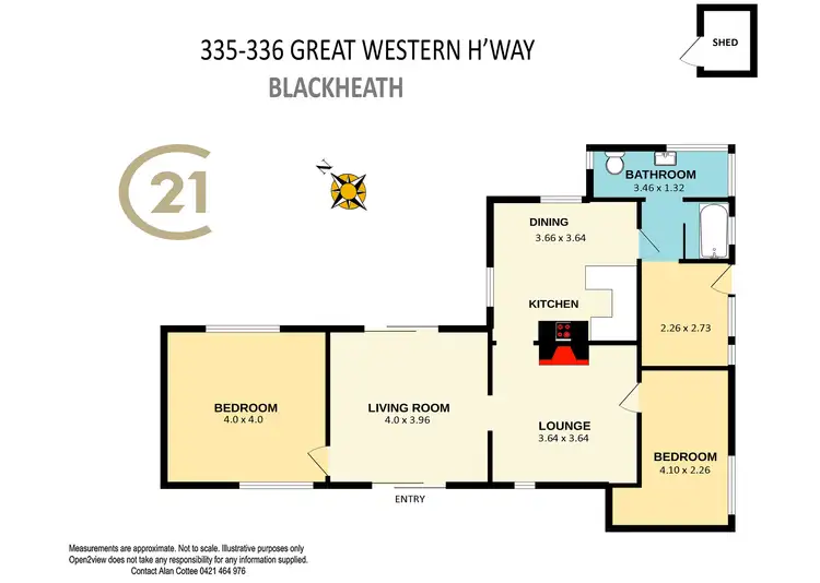 Floorplan of Homely house listing, 335-336 Great Western Highway, Blackheath NSW 2785