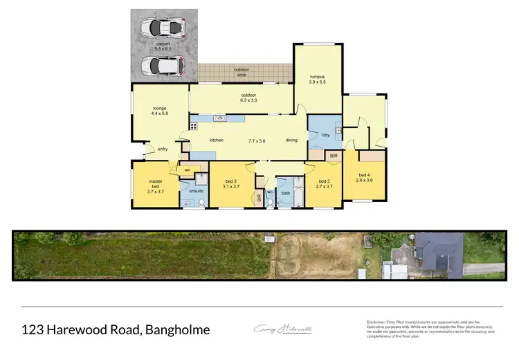 Floorplan of Homely house listing, 123 Harwood Road, Bangholme VIC 3175