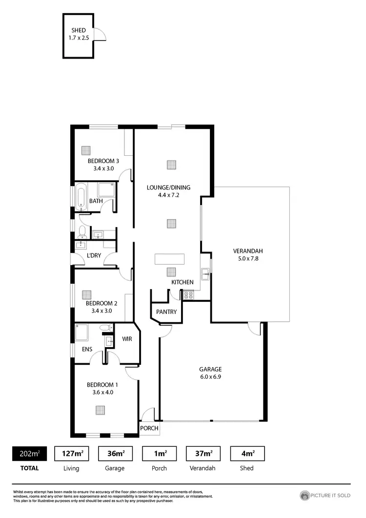 Floorplan of Homely house listing, 22 Pedler Boulevard, Freeling SA 5372