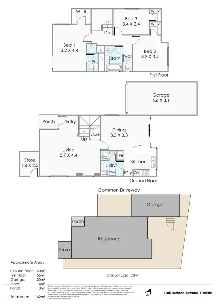 Floorplan of Homely house listing, 110D Rutland Avenue, Lathlain WA 6100