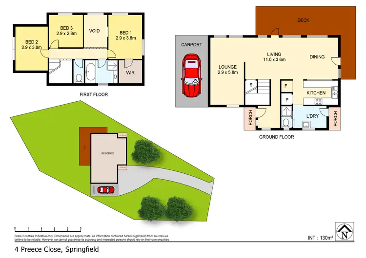 Floorplan of Homely house listing, 4 Preece Close, Springfield NSW 2250