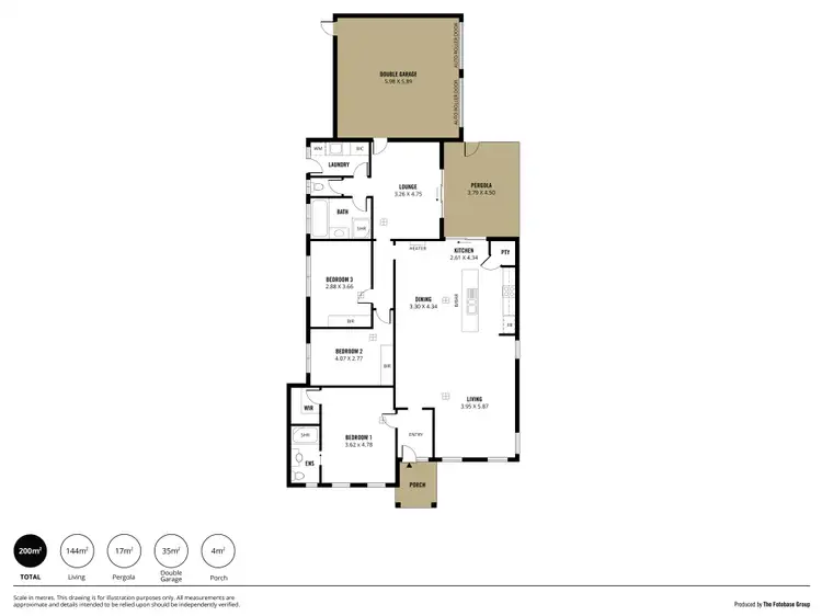 Floorplan of Homely house listing, 66 Shoalhaven Circuit, Mawson Lakes SA 5095