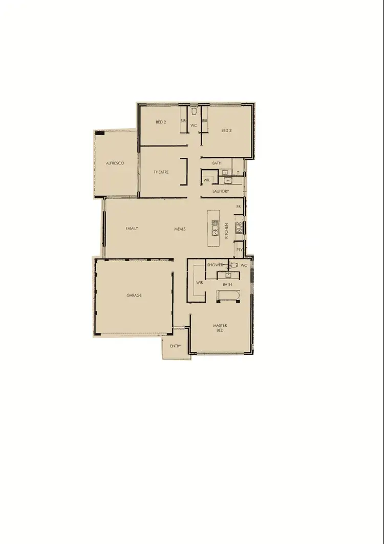 Floorplan of Homely house listing, 12 Cruentas Way, Halls Head WA 6210