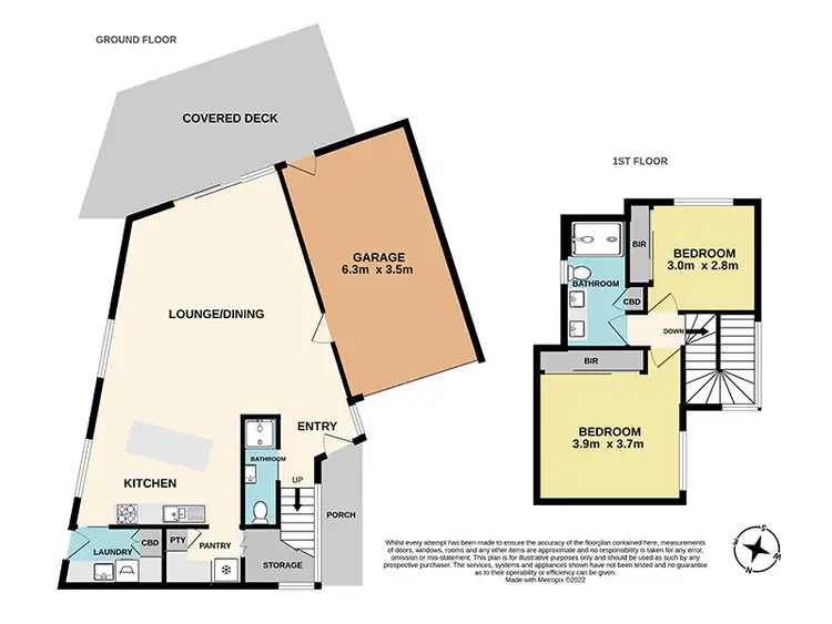 Floorplan of Homely unit listing, 2/8 Deakin Crescent, Dandenong North VIC 3175