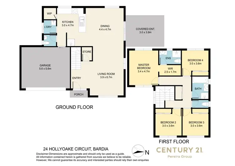 Floorplan of Homely house listing, 24 Hollyoake Circuit, Bardia NSW 2565