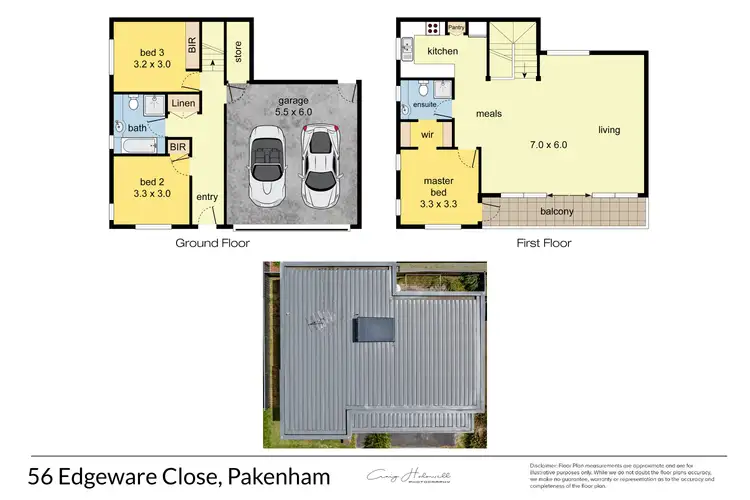 Floorplan of Homely house listing, 56 Edgeware Close, Pakenham VIC 3810