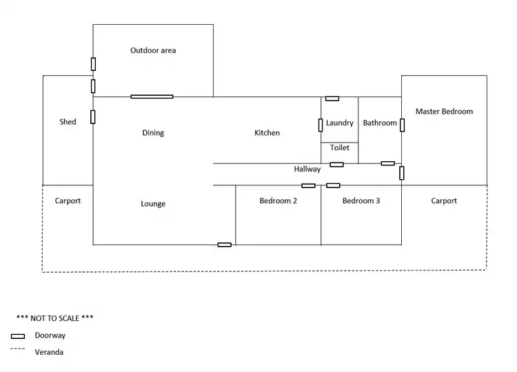 Floorplan of Homely house listing, 8 Reese Court, Port Pirie SA 5540