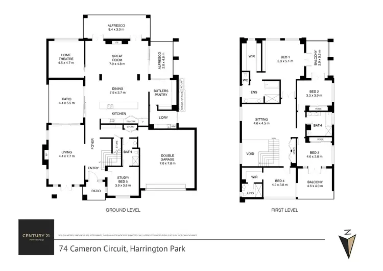 Floorplan of Homely house listing, 74 Cameron Circuit, Harrington Park NSW 2567
